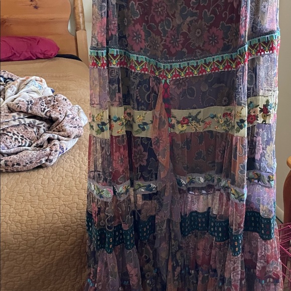 Johnny Was Seva Mesh Skirt - Picture 9 of 11